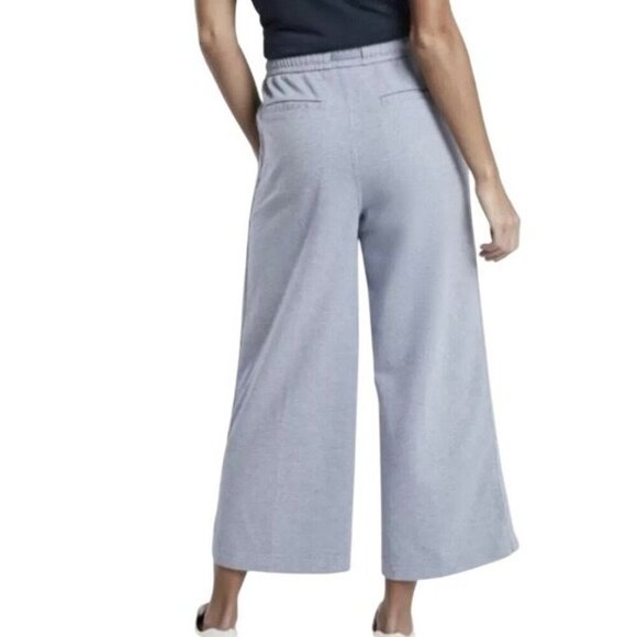 Athleta Farallon Heathered Wide Crop Pants Size 6 Womens Comfortable Casual Wear - Picture 2 of 7